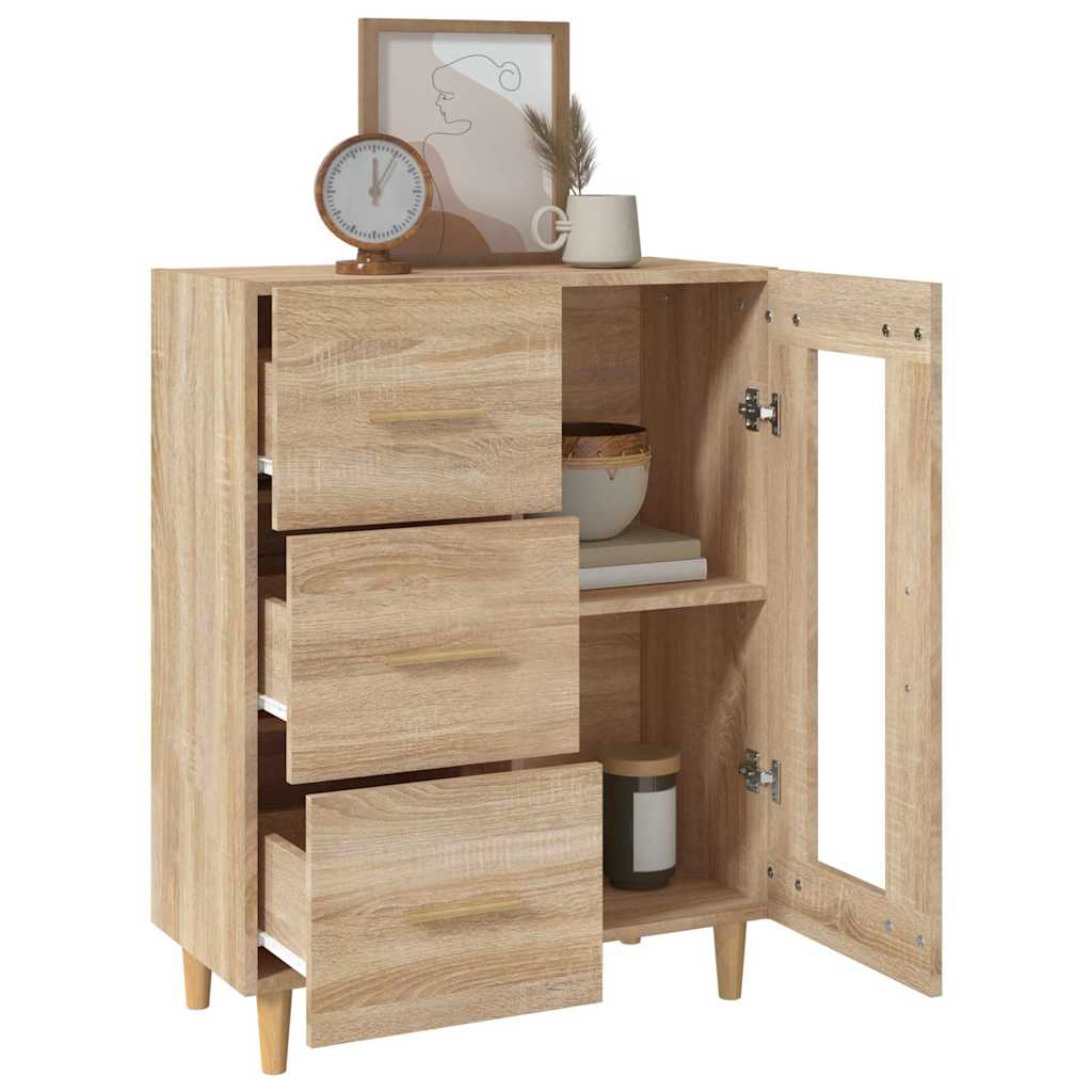 Sideboard Sonoma Oak 69,5x34x90 cm Engineered Wood