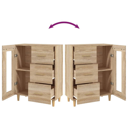 Sideboard Sonoma Oak 69,5x34x90 cm Engineered Wood