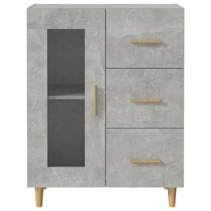 Sideboard Concrete Grey 69,5x34x90 cm Engineered Wood