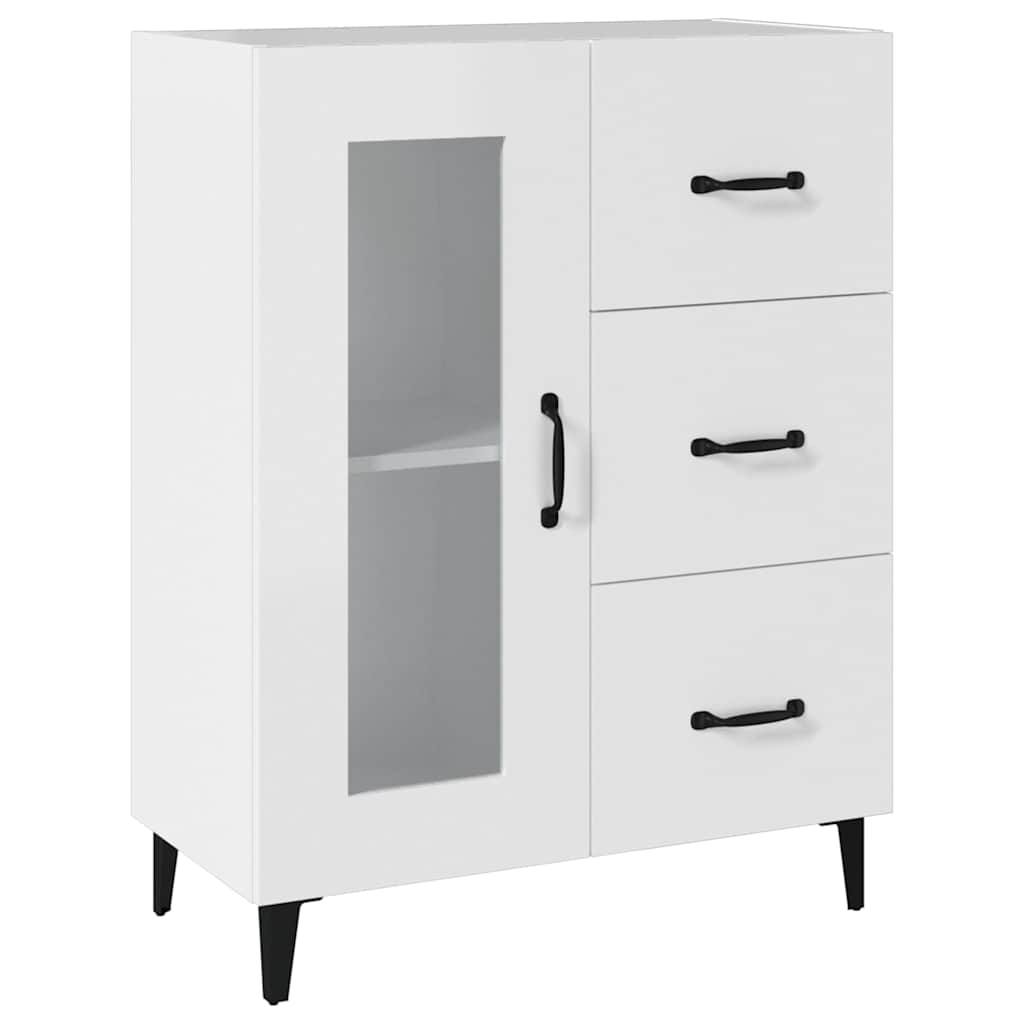 Sideboard White 69,5x34x90 cm Engineered Wood