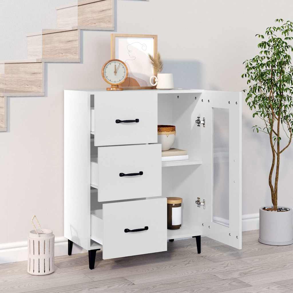 Sideboard White 69,5x34x90 cm Engineered Wood