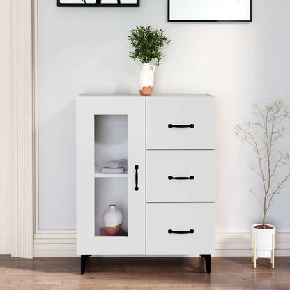 Sideboard White 69,5x34x90 cm Engineered Wood
