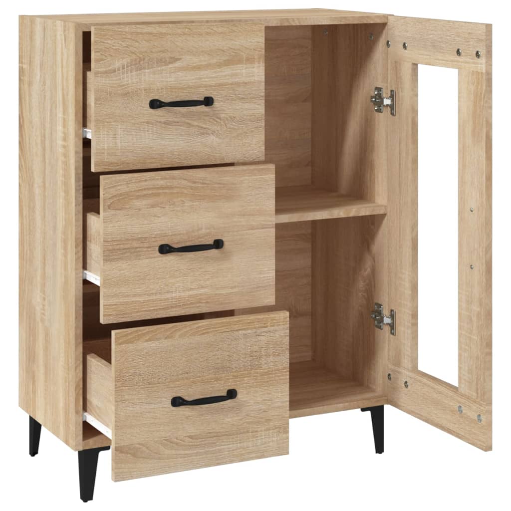 Sideboard Sonoma Oak 69.5x34x90 cm Engineered Wood