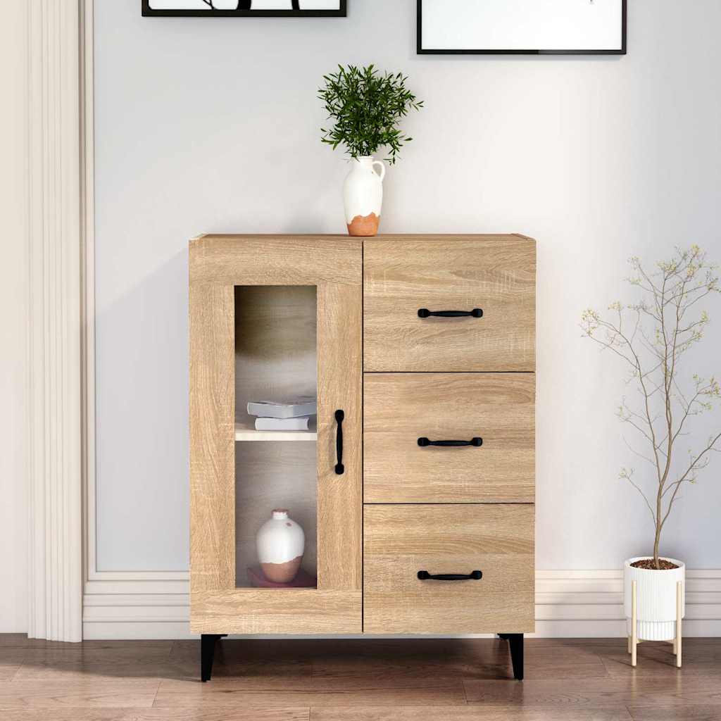 Sideboard Sonoma Oak 69,5x34x90 cm Engineered Wood