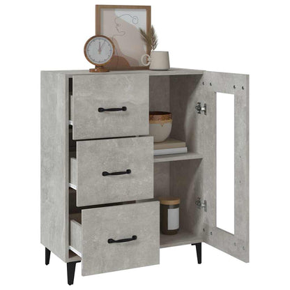 Sideboard Concrete Grey 69,5x34x90 cm Engineered Wood