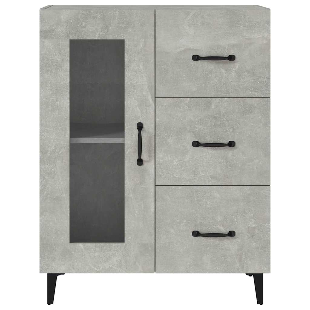 Sideboard Concrete Grey 69,5x34x90 cm Engineered Wood
