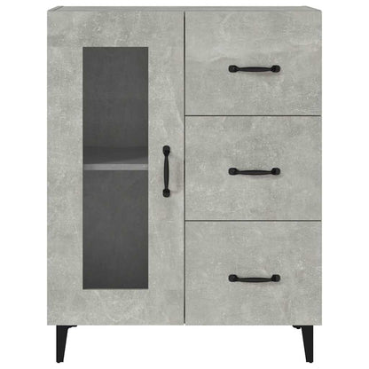 Sideboard Concrete Grey 69,5x34x90 cm Engineered Wood