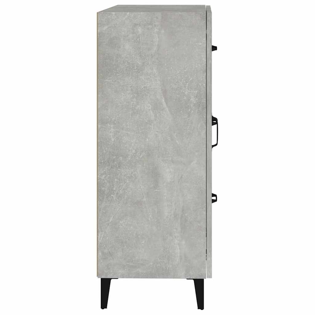 Sideboard Concrete Grey 69,5x34x90 cm Engineered Wood