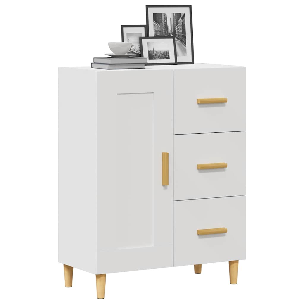 Sideboard White 69.5x34x90 cm Engineered Wood
