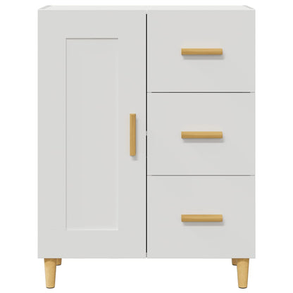 Sideboard White 69.5x34x90 cm Engineered Wood