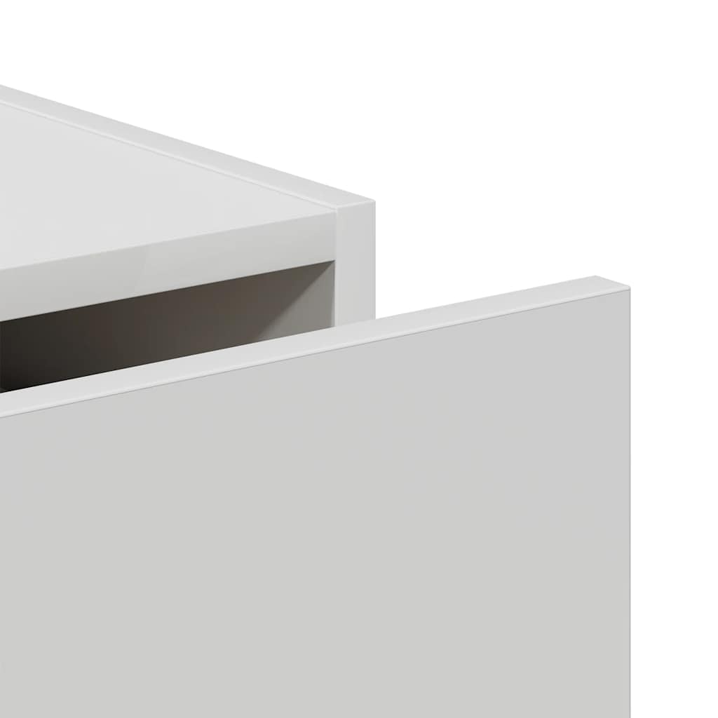 Sideboard White 69.5x34x90 cm Engineered Wood