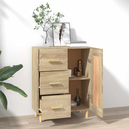 812225 vidaXL Sideboard Sonoma Oak 69,5x34x90 cm Engineered Wood