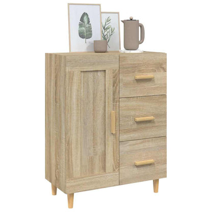 812225 vidaXL Sideboard Sonoma Oak 69,5x34x90 cm Engineered Wood