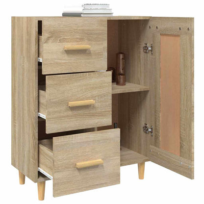 812225 vidaXL Sideboard Sonoma Oak 69,5x34x90 cm Engineered Wood
