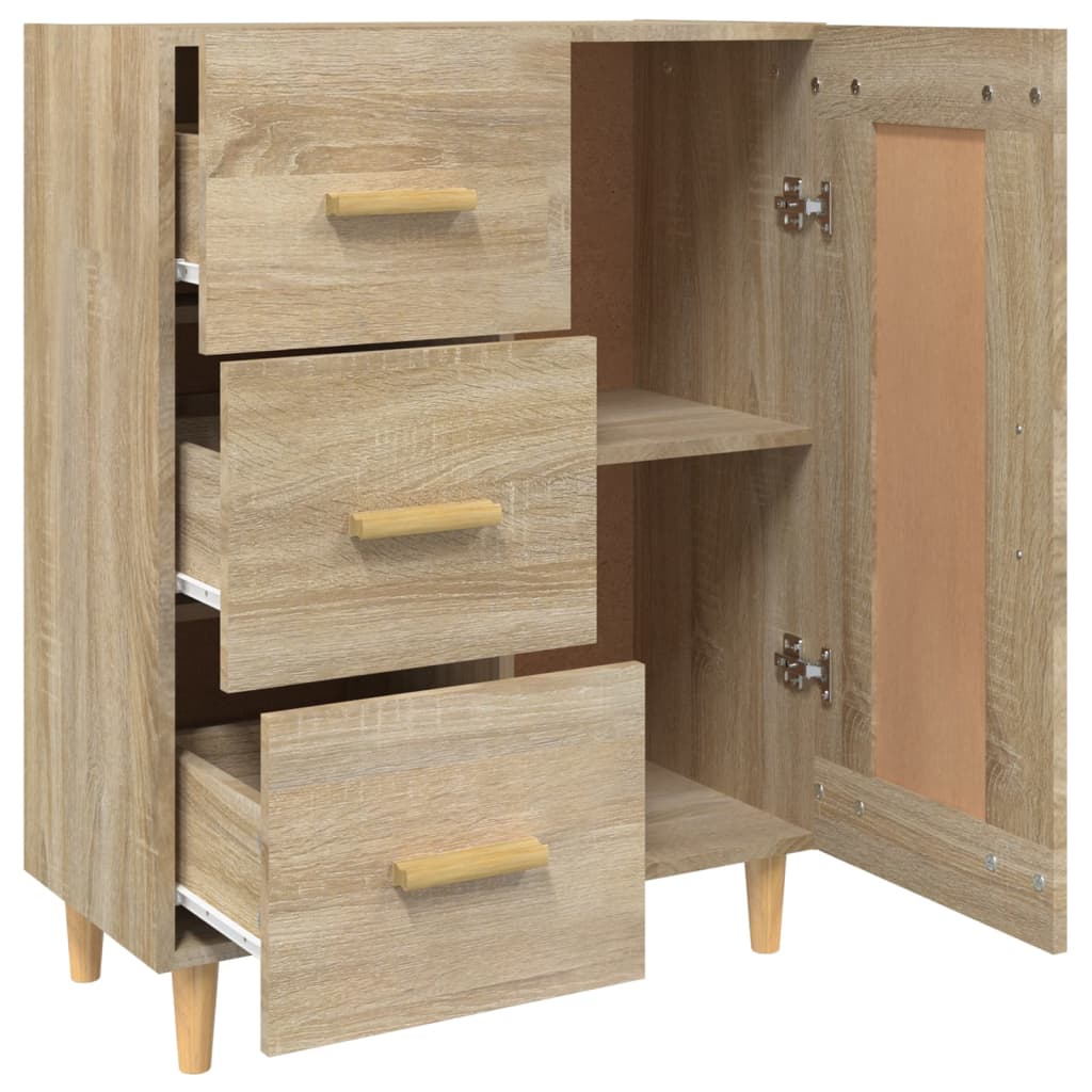 Sideboard Sonoma Oak 69.5x34x90 cm Engineered Wood