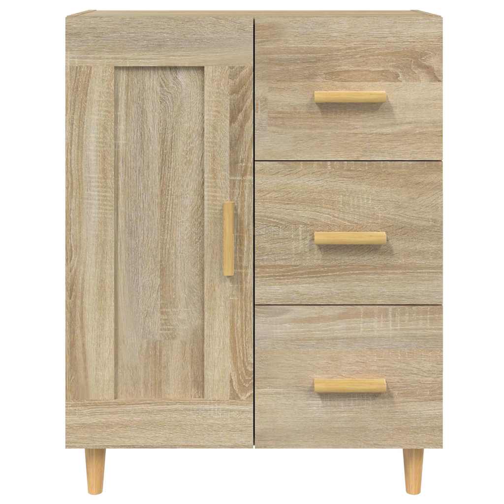 812225 vidaXL Sideboard Sonoma Oak 69,5x34x90 cm Engineered Wood