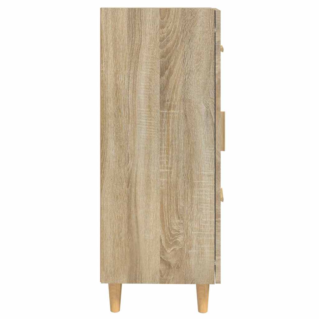 812225 vidaXL Sideboard Sonoma Oak 69,5x34x90 cm Engineered Wood