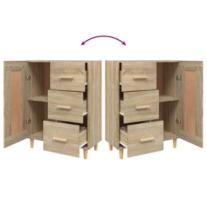 Sideboard Sonoma Oak 69.5x34x90 cm Engineered Wood