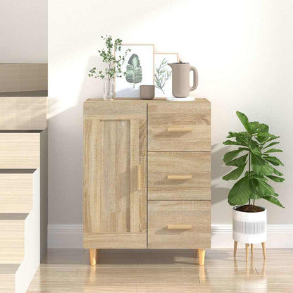 812225 vidaXL Sideboard Sonoma Oak 69,5x34x90 cm Engineered Wood