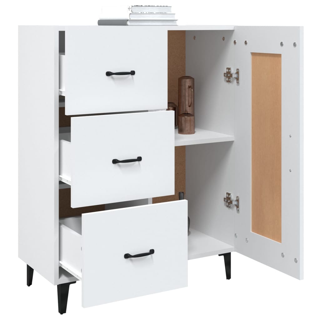 812231 vidaXL Sideboard White 69,5x34x90 cm Engineered Wood
