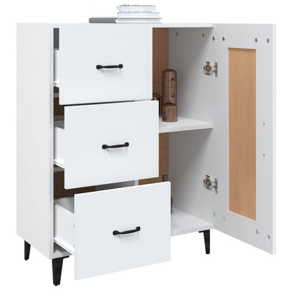 812231 vidaXL Sideboard White 69,5x34x90 cm Engineered Wood