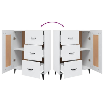 812231 vidaXL Sideboard White 69,5x34x90 cm Engineered Wood
