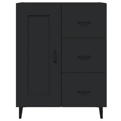 812232 vidaXL Sideboard Black 69,5x34x90 cm Engineered Wood