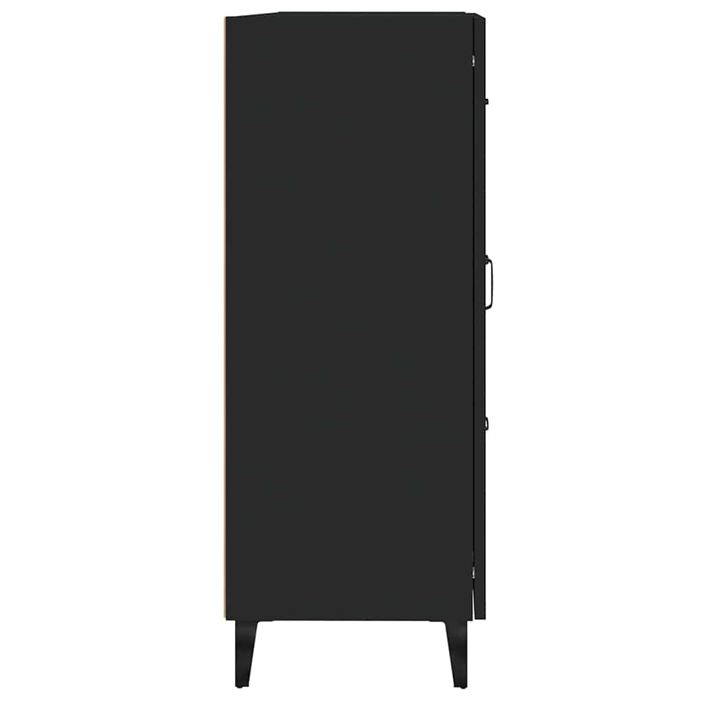 812232 vidaXL Sideboard Black 69,5x34x90 cm Engineered Wood