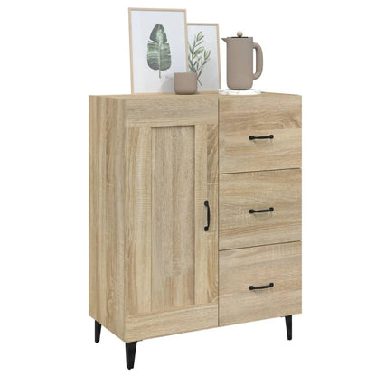 812234 vidaXL Sideboard Sonoma Oak 69,5x34x90 cm Engineered Wood