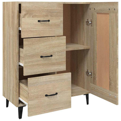812234 vidaXL Sideboard Sonoma Oak 69,5x34x90 cm Engineered Wood