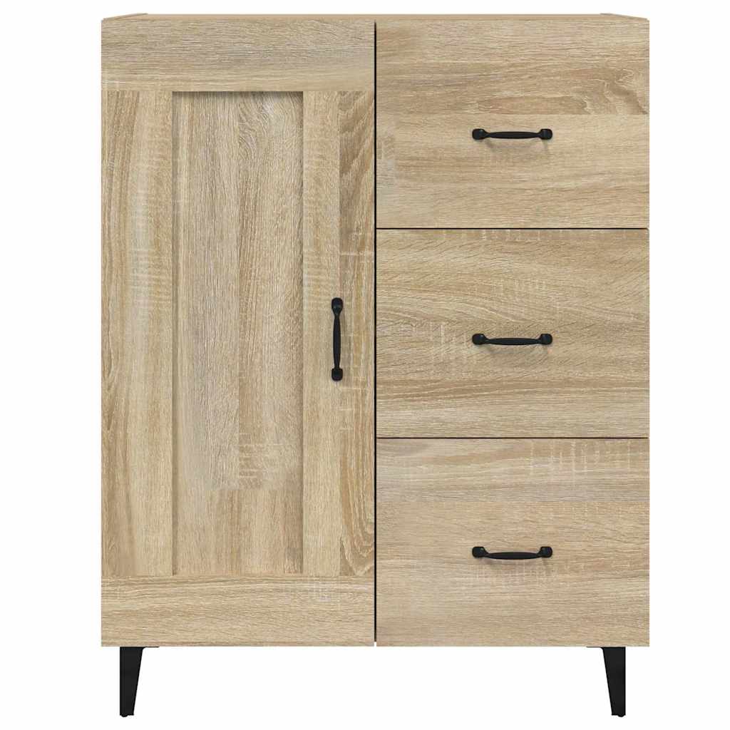 812234 vidaXL Sideboard Sonoma Oak 69,5x34x90 cm Engineered Wood