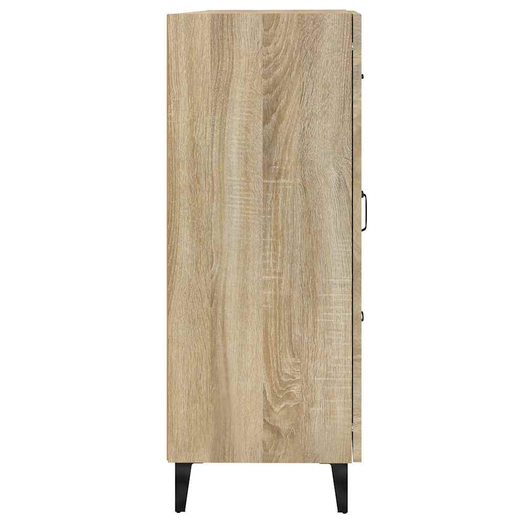 812234 vidaXL Sideboard Sonoma Oak 69,5x34x90 cm Engineered Wood