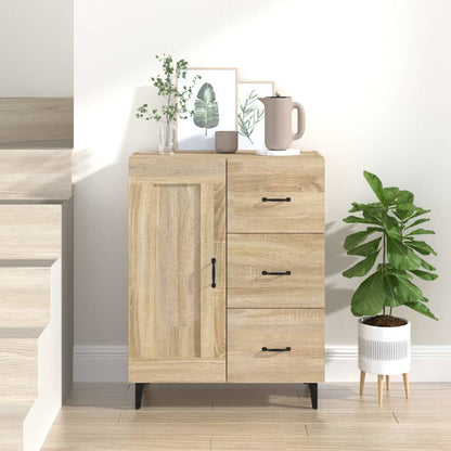 812234 vidaXL Sideboard Sonoma Oak 69,5x34x90 cm Engineered Wood