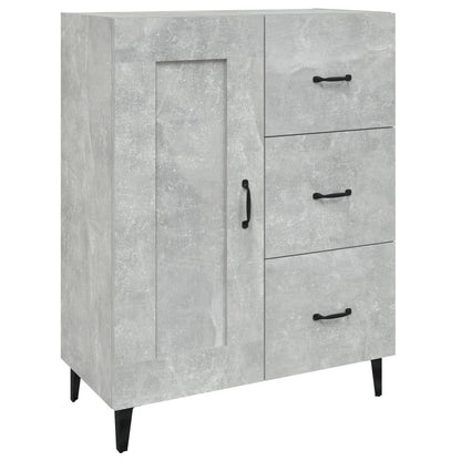 Sideboard Concrete Grey 69.5x34x90 cm Engineered Wood
