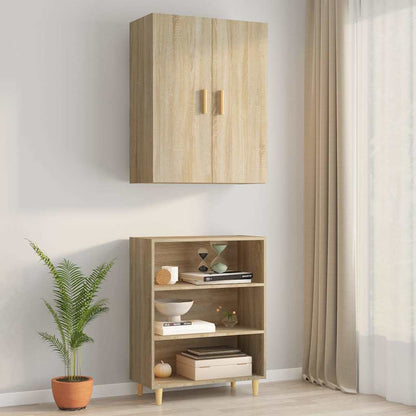 Hanging Wall Cabinet Sonoma Oak 69,5x34x90 cm