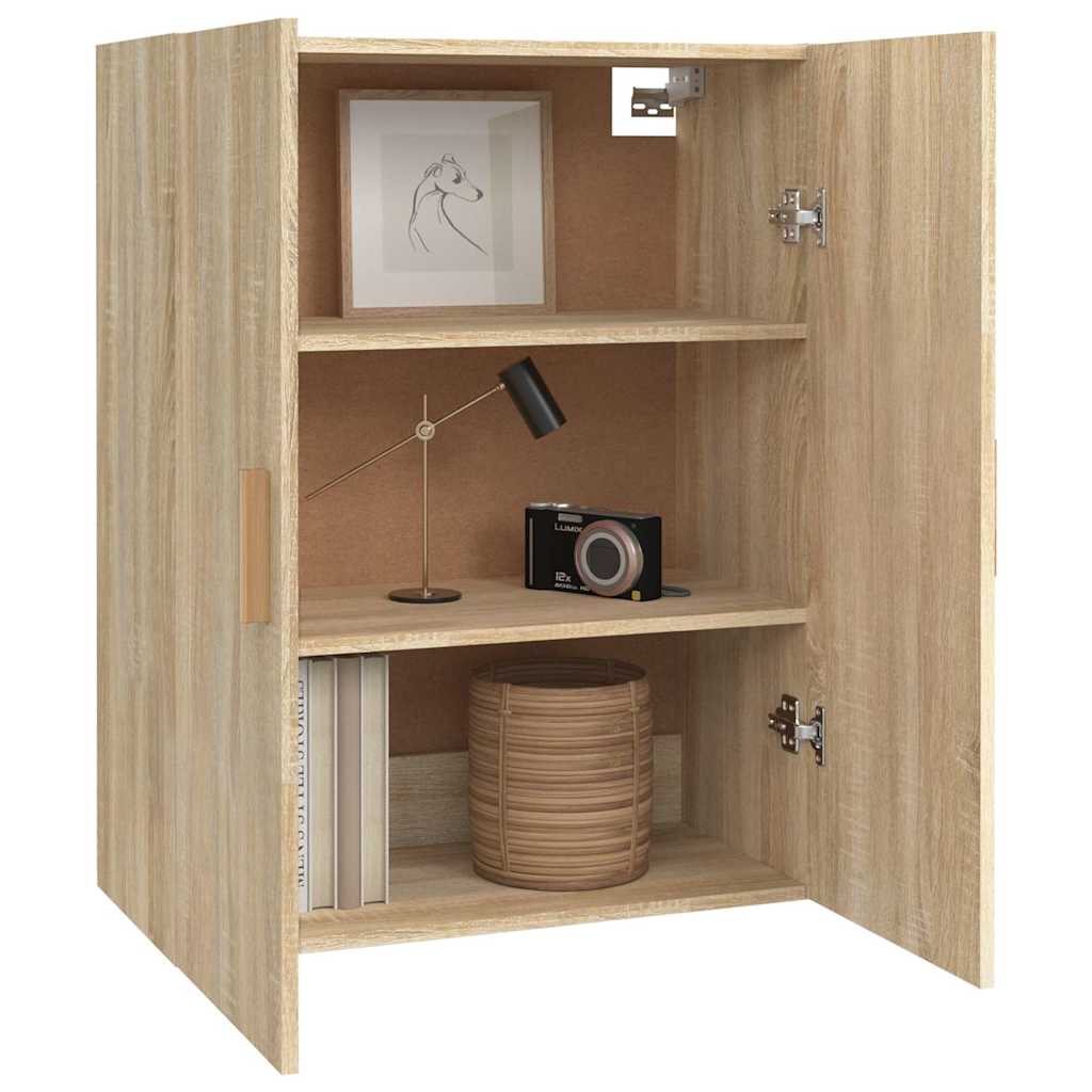 Hanging Wall Cabinet Sonoma Oak 69,5x34x90 cm