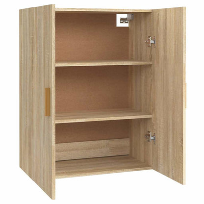 Hanging Wall Cabinet Sonoma Oak 69,5x34x90 cm