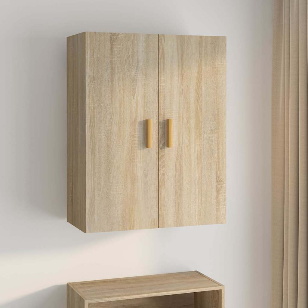 Hanging Wall Cabinet Sonoma Oak 69,5x34x90 cm