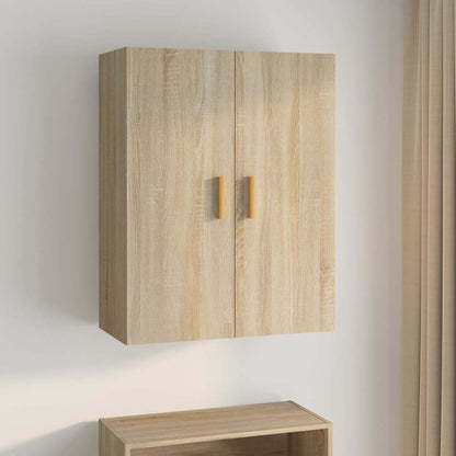 Hanging Wall Cabinet Sonoma Oak 69,5x34x90 cm