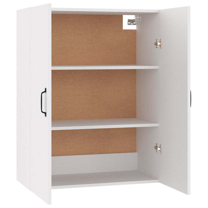 Hanging Cabinet White 69,5x34x90 cm Engineered Wood