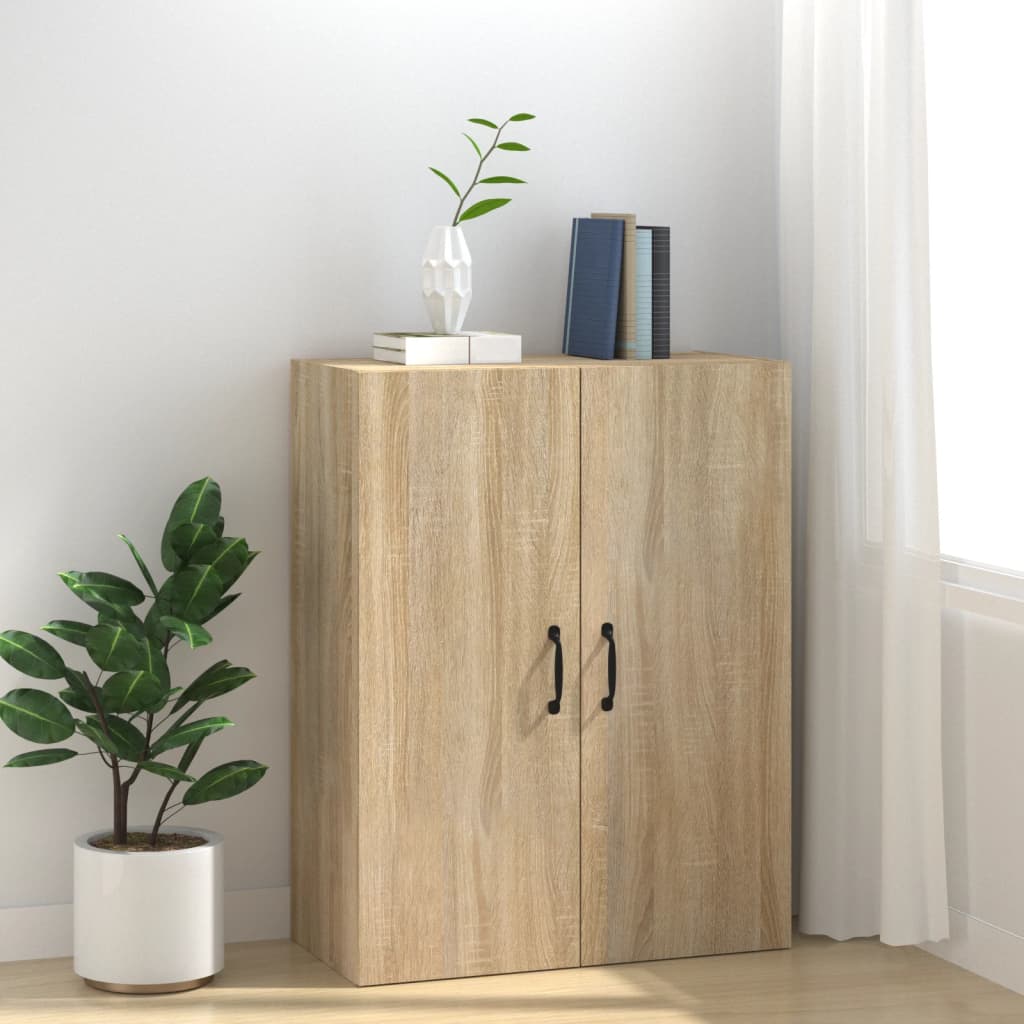 Hanging Cabinet Sonoma Oak 69,5x34x90 cm Engineered Wood