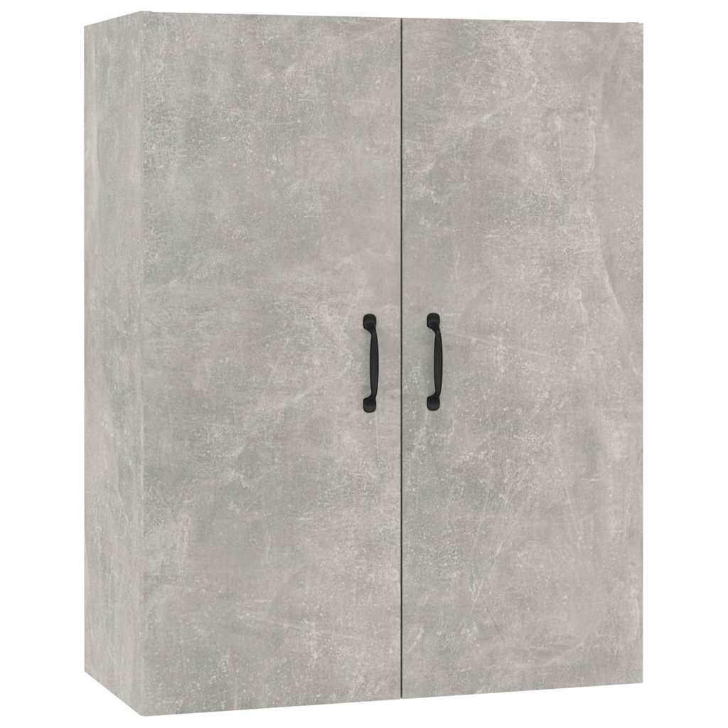 Hanging Cabinet Concrete Grey 69,5x34x90 cm Engineered Wood