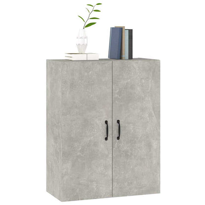 Hanging Cabinet Concrete Grey 69,5x34x90 cm Engineered Wood