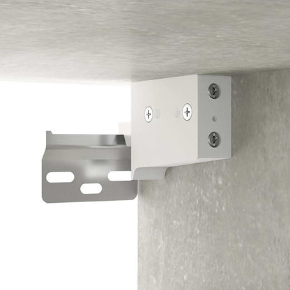 Hanging Cabinet Concrete Grey 69,5x34x90 cm Engineered Wood