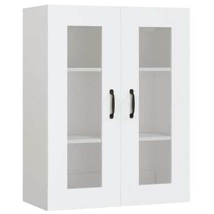 Hanging Wall Cabinet White 69,5x34x90 cm
