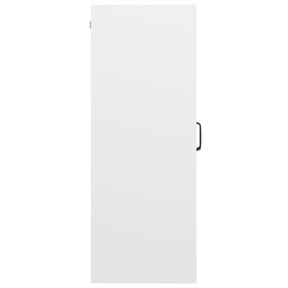 Hanging Wall Cabinet White 69,5x34x90 cm