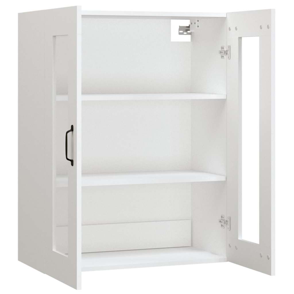 Hanging Wall Cabinet White 69,5x34x90 cm
