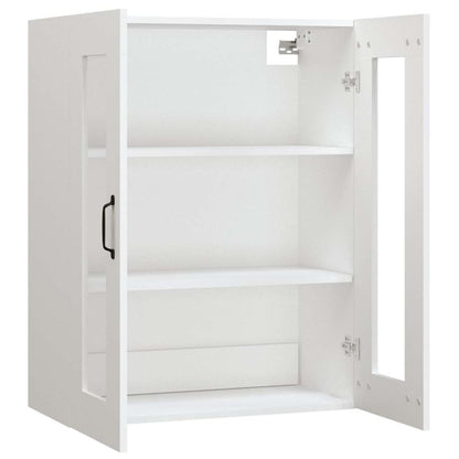 Hanging Wall Cabinet White 69,5x34x90 cm
