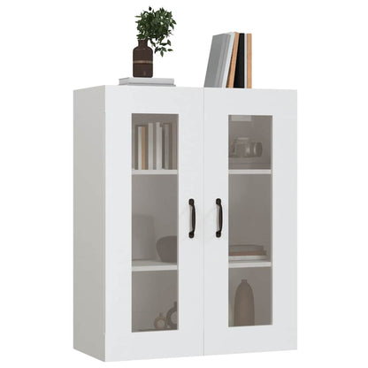 Hanging Wall Cabinet White 69,5x34x90 cm