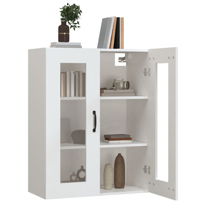 Hanging Wall Cabinet White 69,5x34x90 cm